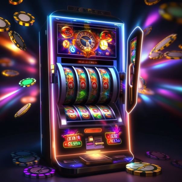 Meja Lightning Dice dengan tiga dadu dan layar digital yang menampilkan hasil siaran langsung
